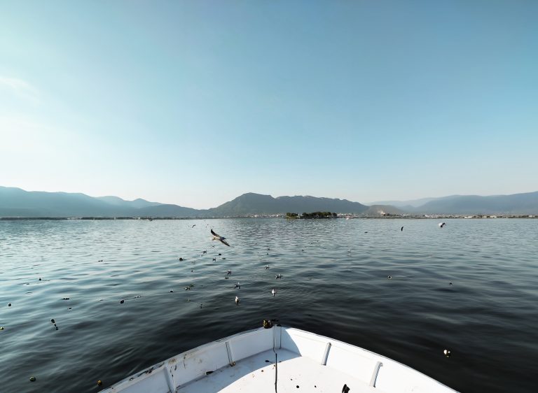 Boat ride at Anasagar lake, Ajmer