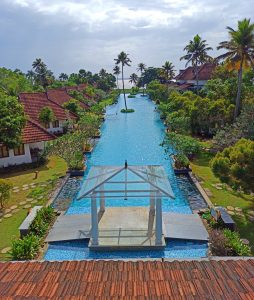 A Backwater Villas resort located in Kumarakom, Alappuzha, in Kerala.