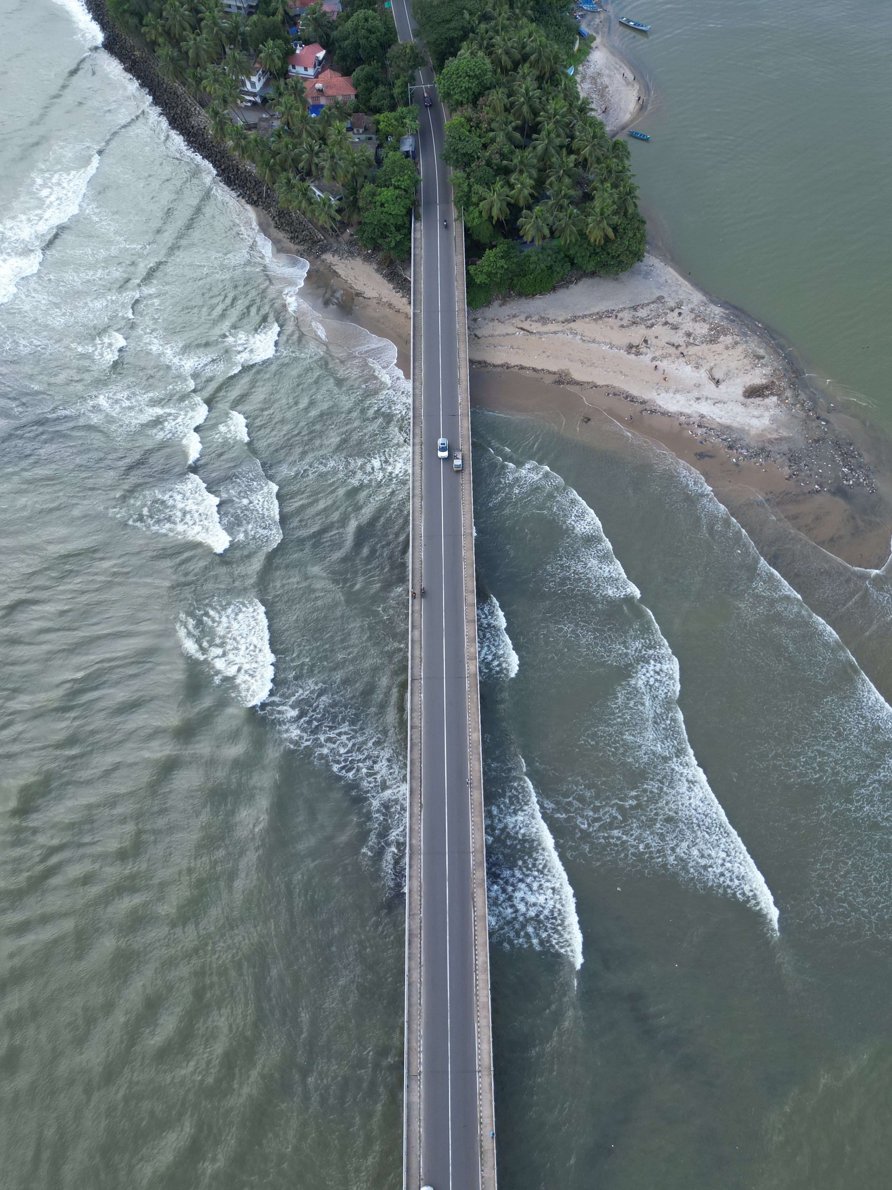 River aerial view