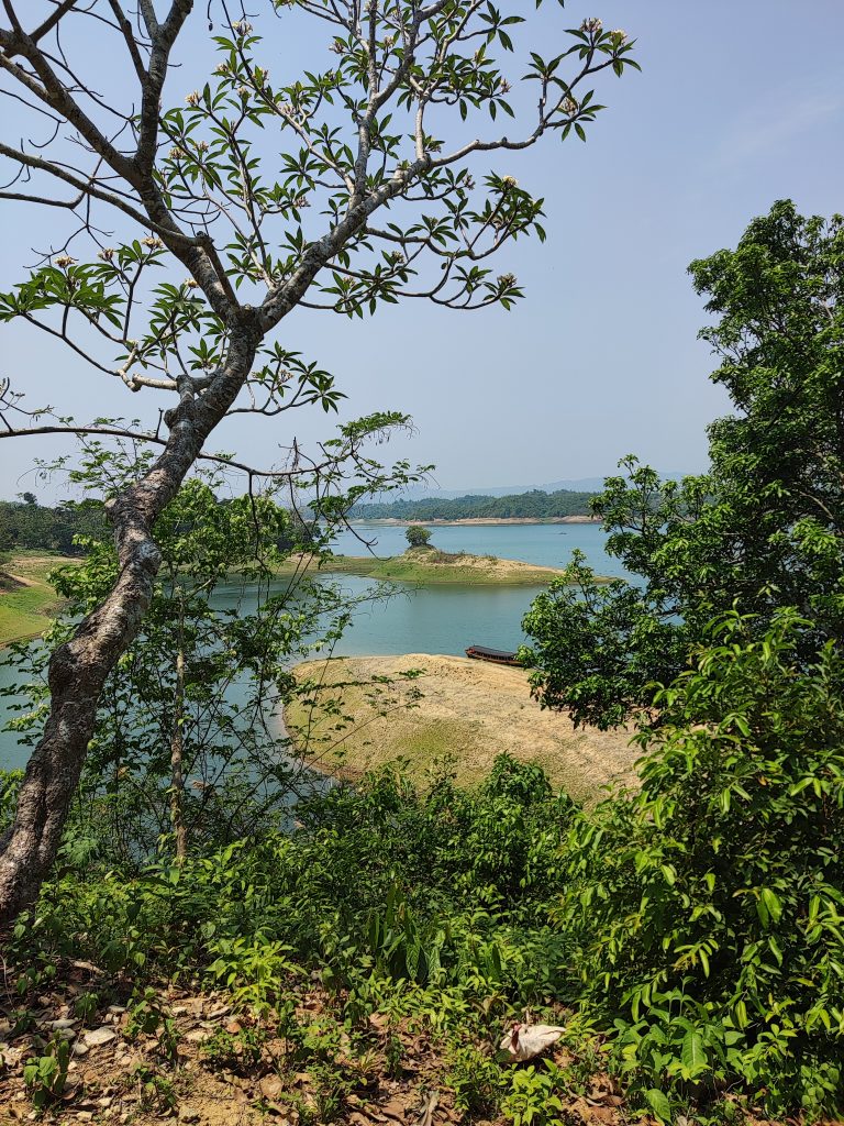 A sunny beautiful day at the top of a small island of Kaptai Lake, Kaptai Upazila, Rangamati District, Chittagong Division, Bangladesh.