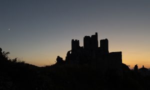 Silhouette of Rocca Calascio (AQ) – Abruzzo
