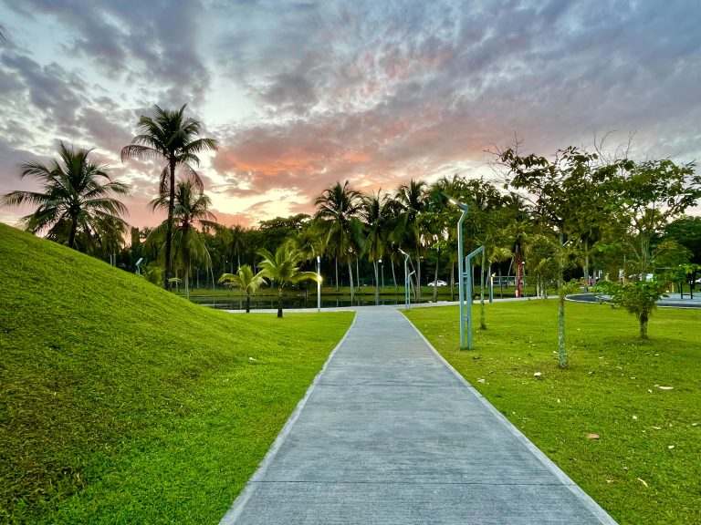 An early morning shot from Titiwangsa Lake Park, Kuala Lumpur, Malaysia.