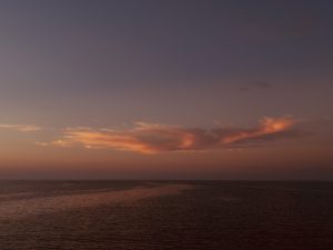 A beautiful sunset view of a river