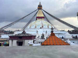 Boudha Stupa view of Kathmandu, Nepal 