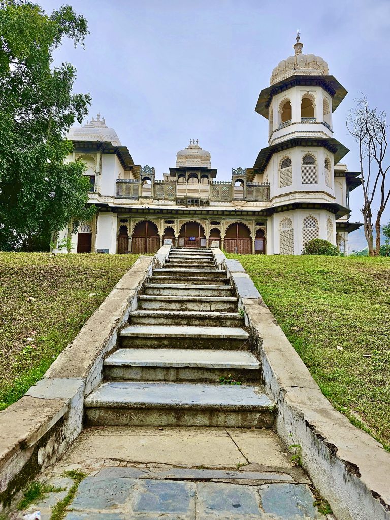 Morning view of Gulabbagh, Udaipur.