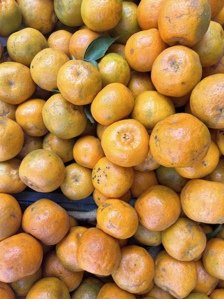 Large quantity of oranges, Orange Season in Nepal