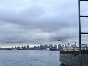 Seaboat termina view near Waterfront station, Vancouver!