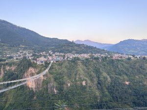 A beautiful Kusma Bazar captured from Banjee , Balewa Baglung