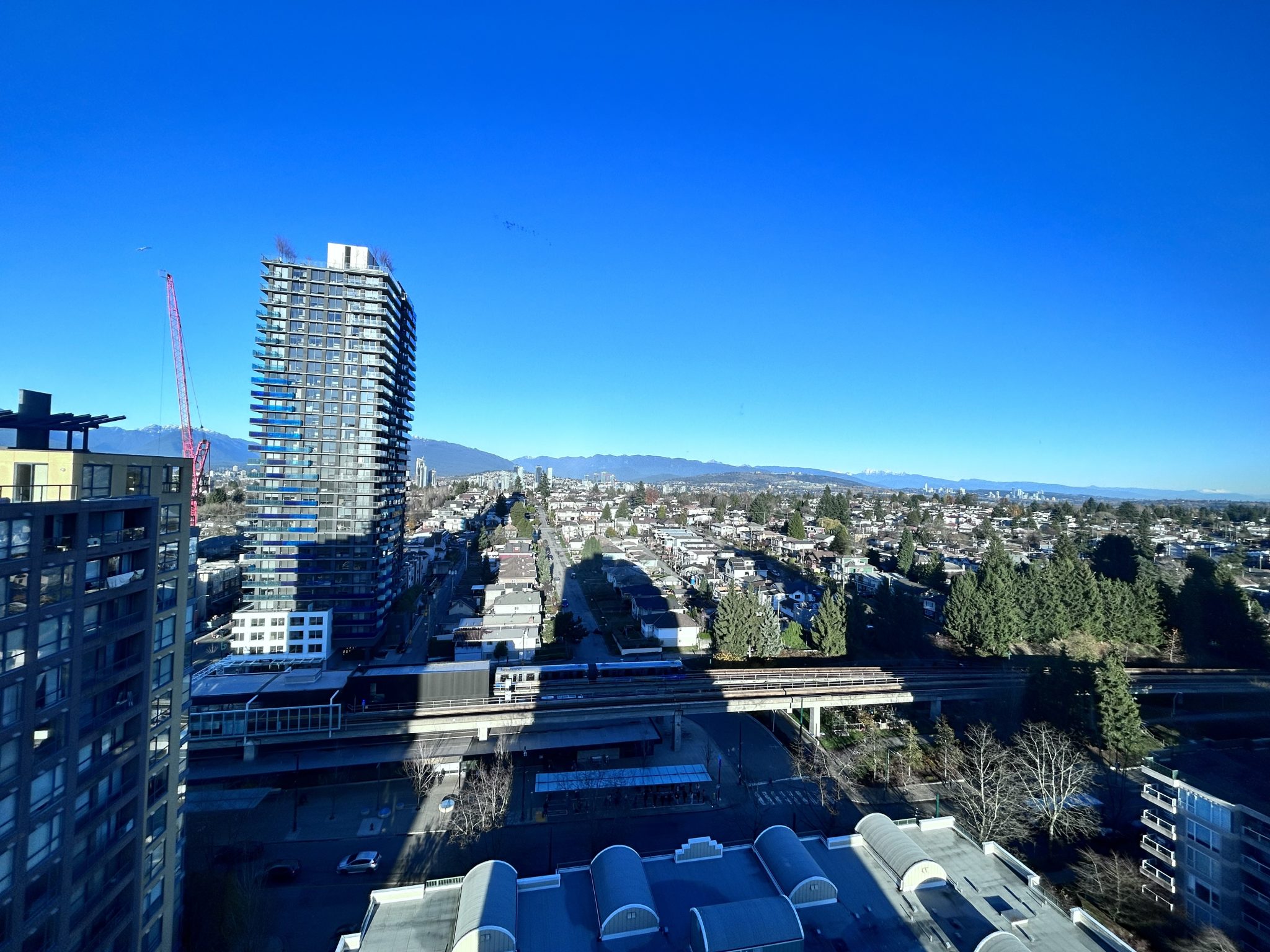 A view of downtown Vancouver BC skyline from Burnaby!