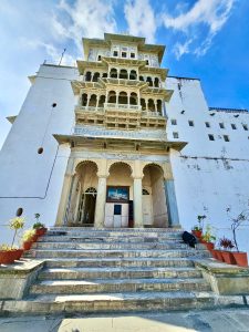 The entrance of Sajjangarh Monsoon Palace, Udaipur, Rajasthan.