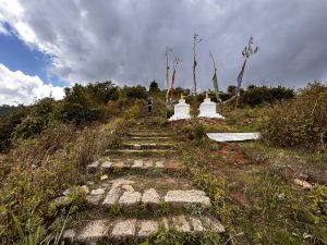 Small stupa (gumbas) seen in the hiking trail! 