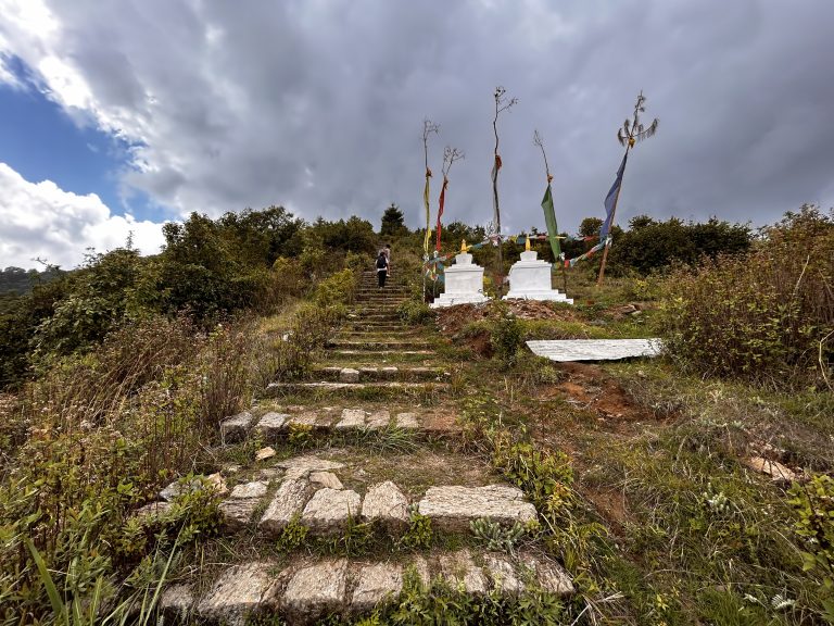 Small stupa (gumbas) seen in the hiking trail!