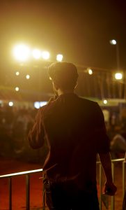 View larger photo: A Man sing a song