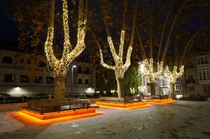 Christmas lights in Vitoria-Gasteiz, Spain