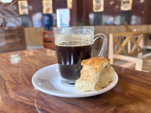 Americano Coffee and Croissants!