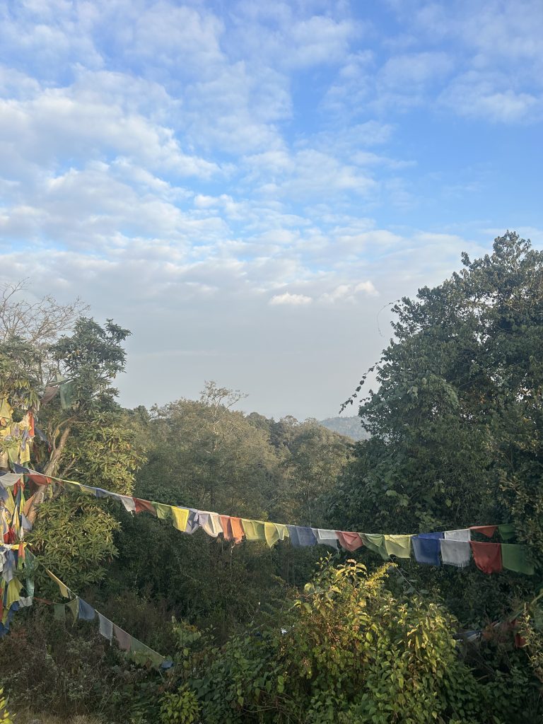 The sight observed from the Nagarkot vantage point.