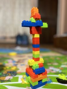 View larger photo: Blocks Tower, a delightful and uncomplicated indoor game that brings joy to children!