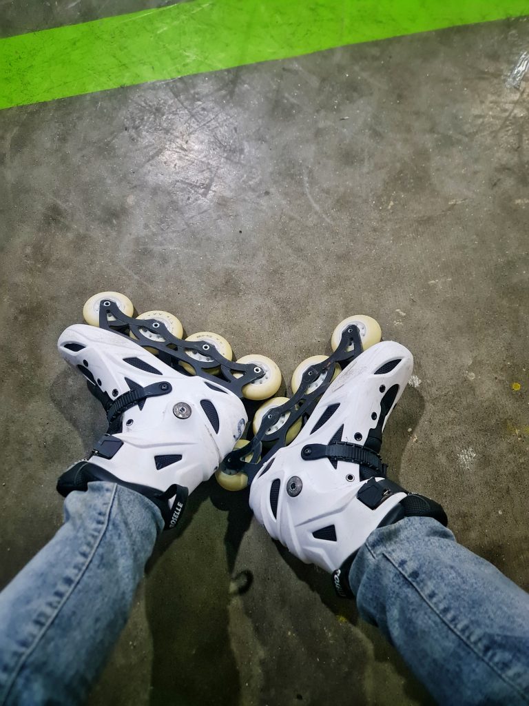 Ready to skate with the proper shoes for the activity