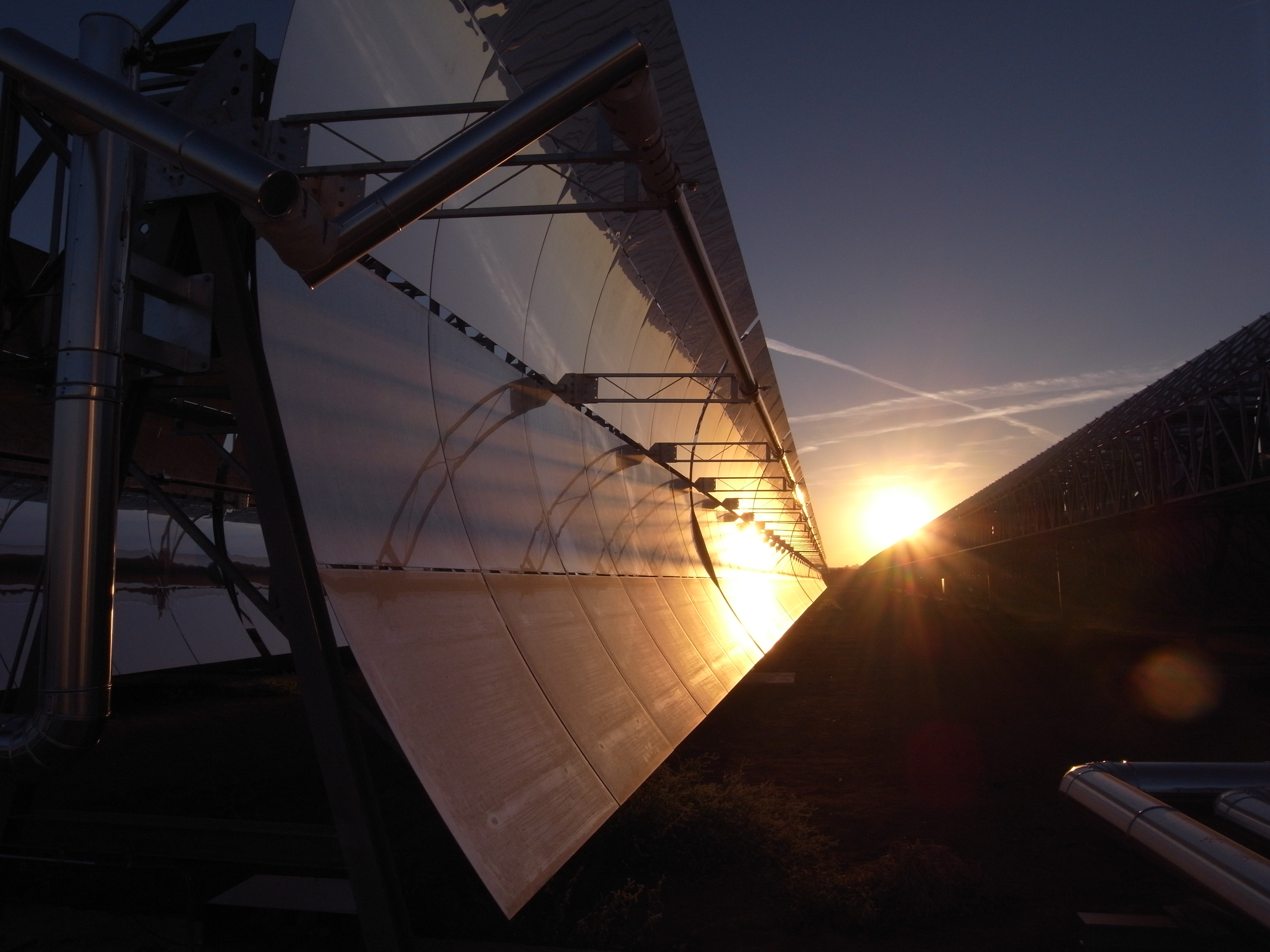 Huge solar plant