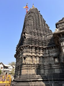 The Shri Trimbakeshwar Shiva Temple is an ancient Hindu temple in the town of Trimbak, in the Trimbakeshwar tehsil in the Nashik District of Maharashtra
