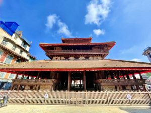 Kasthamandap, a traditional shelter and part of Durbar Square. Kathmandu, Nepal. 