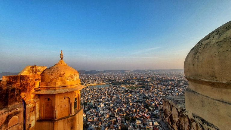 View of the city from the Nahargarh Fort, Jaipur, India