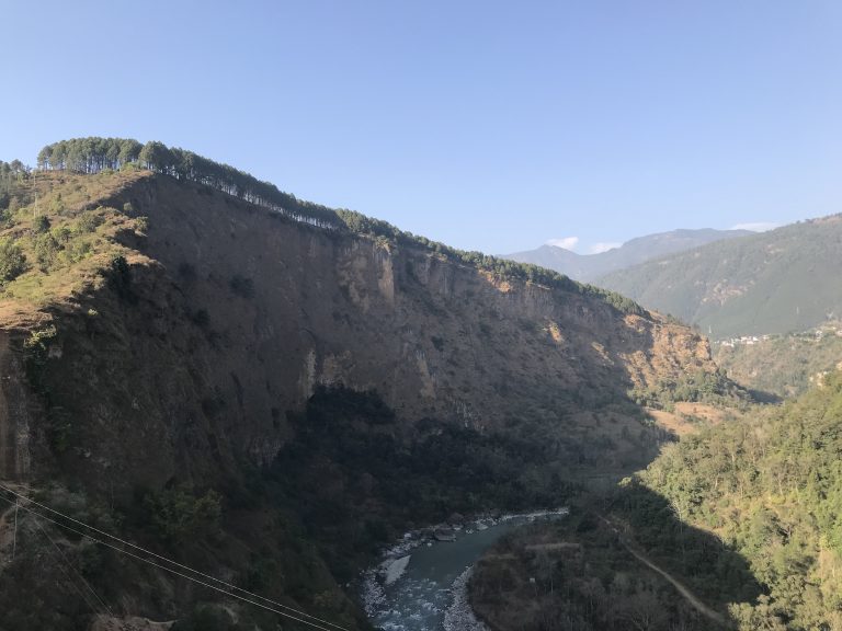 Dangerous cliff of Narayansthan Baglung also called Paate Bhir in Nepali.