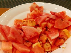 The ripe Papaya in the breakfast.