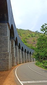 Thirteen Kannara Bridge - The Pathimoonnu Kannara Bridge, also called the "13 Arch Bridge", is a historic British-era structure on the Kollam-Sengottai railway line in India.