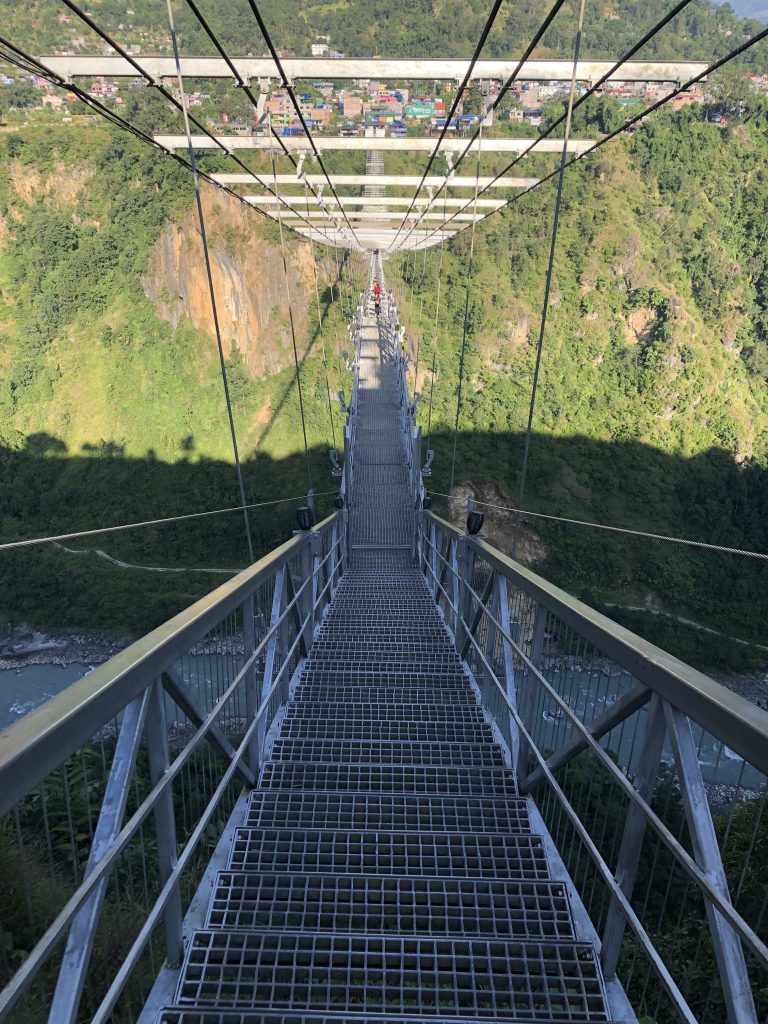 Bungee jump over Kaligandaki River