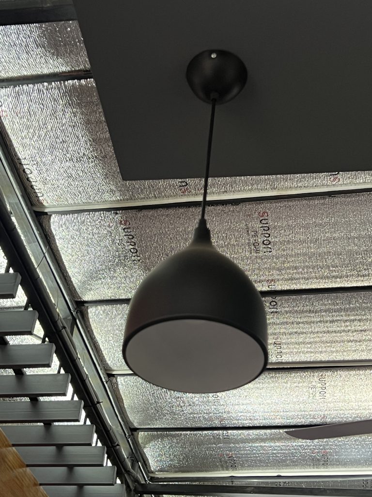 Ceiling-hung light fixture