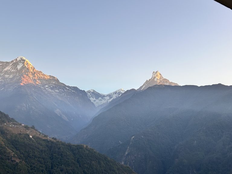 Fishtail view from Ghandruk Village!