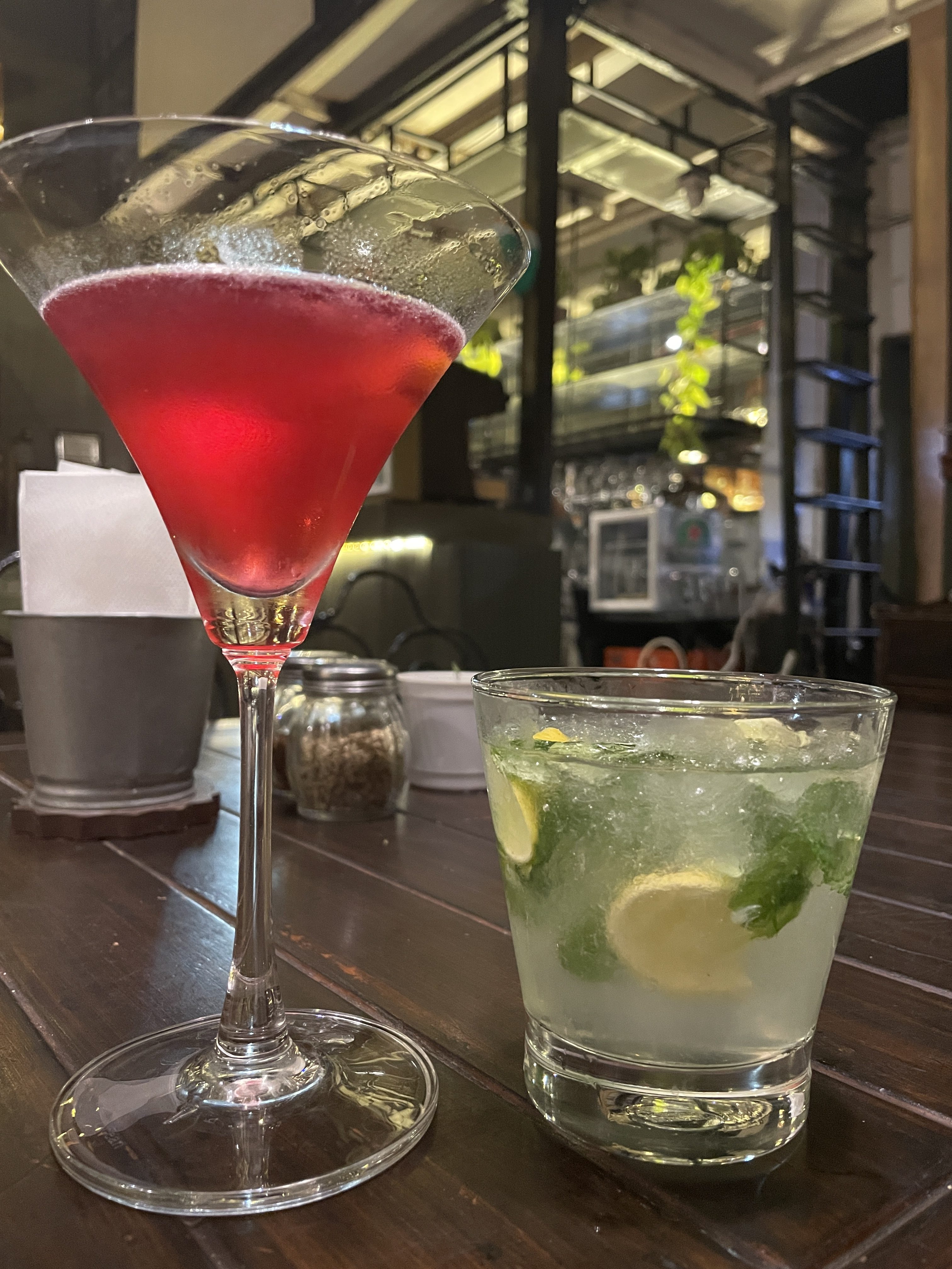 Mocktails, Virgin Mojito, Cosmopolitan