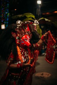 View larger photo: Bhairav Dance in Nepal