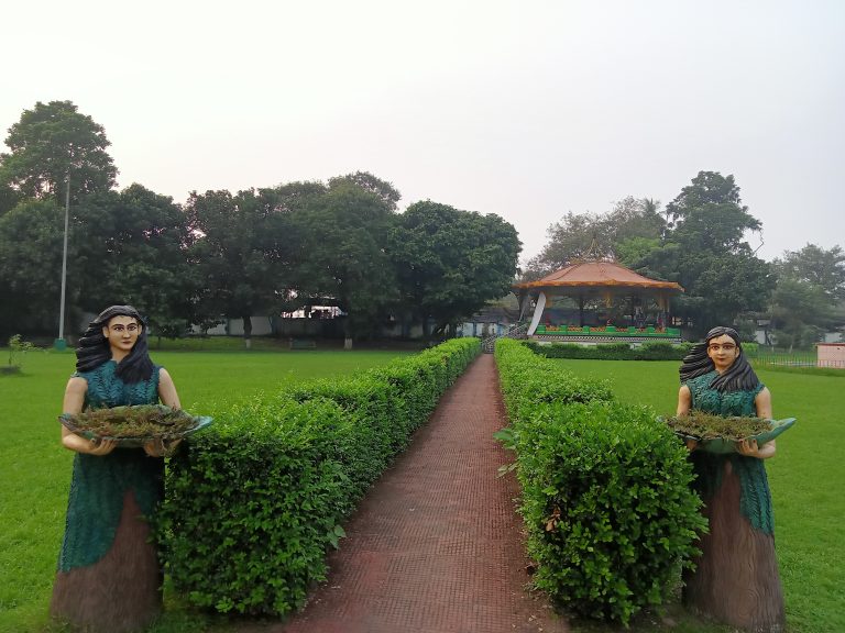 Eden Gardens Park in Kolkata, West Bengal, India.