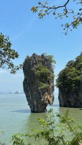 A distant view of James Bond Island in Thailand.
#JamesBondIsland #Thailand #Island
