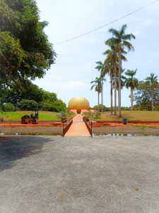 A long view of Auriville, Pondicherry. 