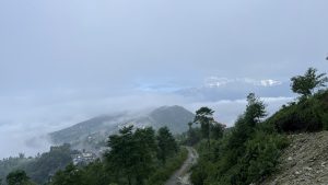 The majestic Himalayas as seen from Sarangkot, Nepal