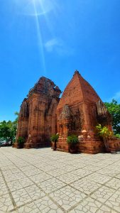 Ponagar Temple in Nha Trang, Vietnam. Ponagar is a special architectural complex which has long become a symbol of Nha Trang City as well as a top-rated destination for tourists. 
