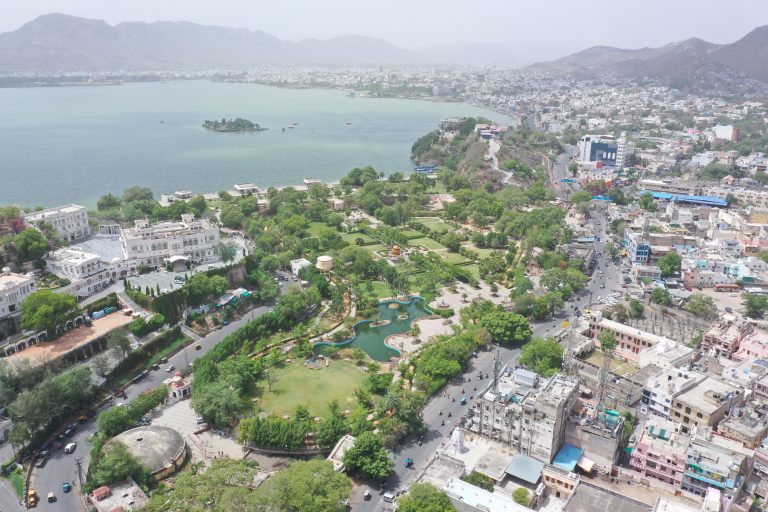 Aerial view of a city