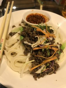 View larger photo: Dry keema noodles