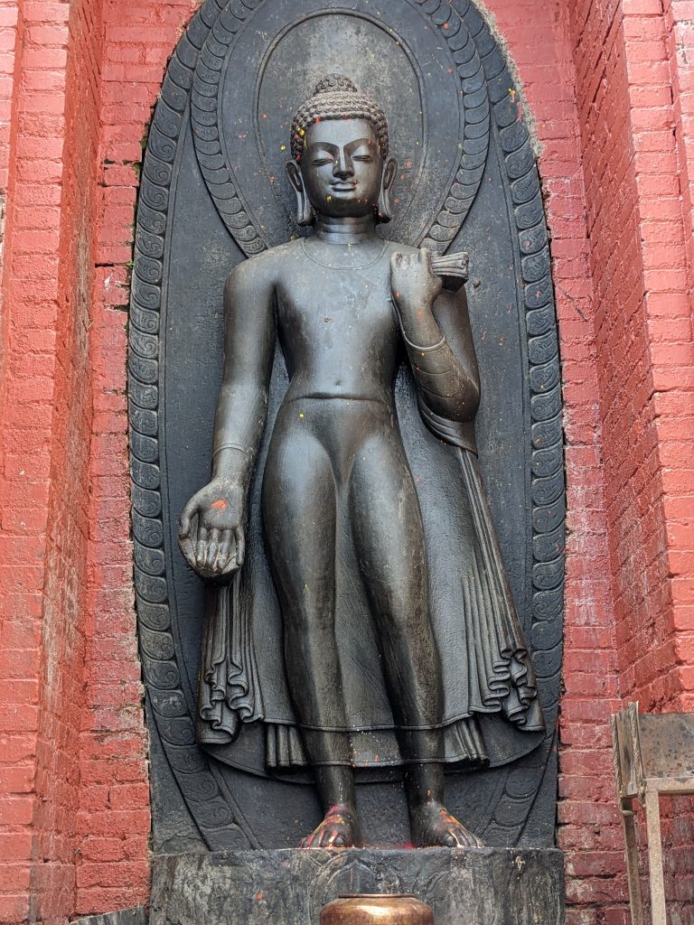 Buddha at Swoyambhunath Temple, Nepal