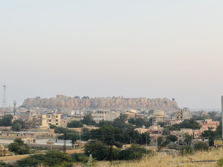 View of a fort from a distance