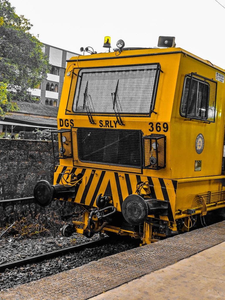 Engine of an Indian train