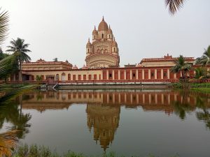 Dakshineswar Kali Mandir, situated on the eastern bank of the Hooghly River in Dakshineswar, Kolkata, West Bengal, India.