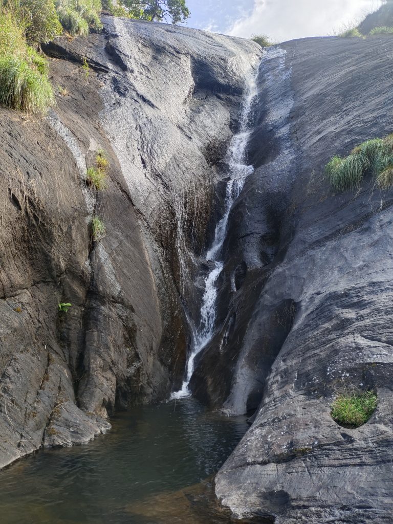 A beautiful small waterfall