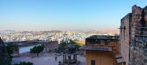 A view of Udaipur City from above
