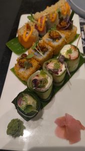 Assorted sushi platter

