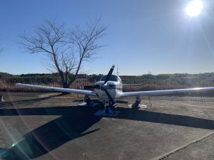 千葉県成田市　航空科学博物館の屋外展示機　ムーニーM20　/　Mooney M20 outdoor display aircraft at the Museum of Aviation Science, Narita, Chiba, Japan