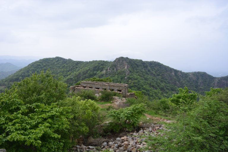 Mountains and an abandoned building near the Monsoon Palace (Sajjangarh) in Udaipur.
#mountains #landscape